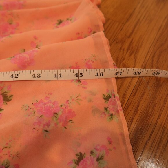 LoveShackFancy Target pink Floral Ruffle Midi Dress 18 Cottagecore romantic milk - Picture 7 of 8